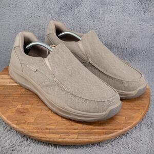 Skechers Cohagen Taupe Mens Size 13 Casual Relaxed Fit Slip-On